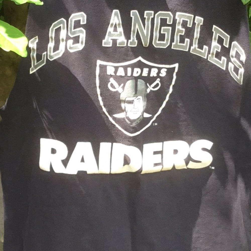Los Angles Raiders,customized tee shirt - L, VTG
